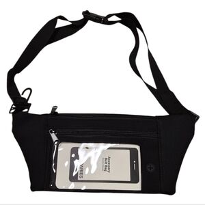 Unisex Black Belt Bag / Fanny Pack